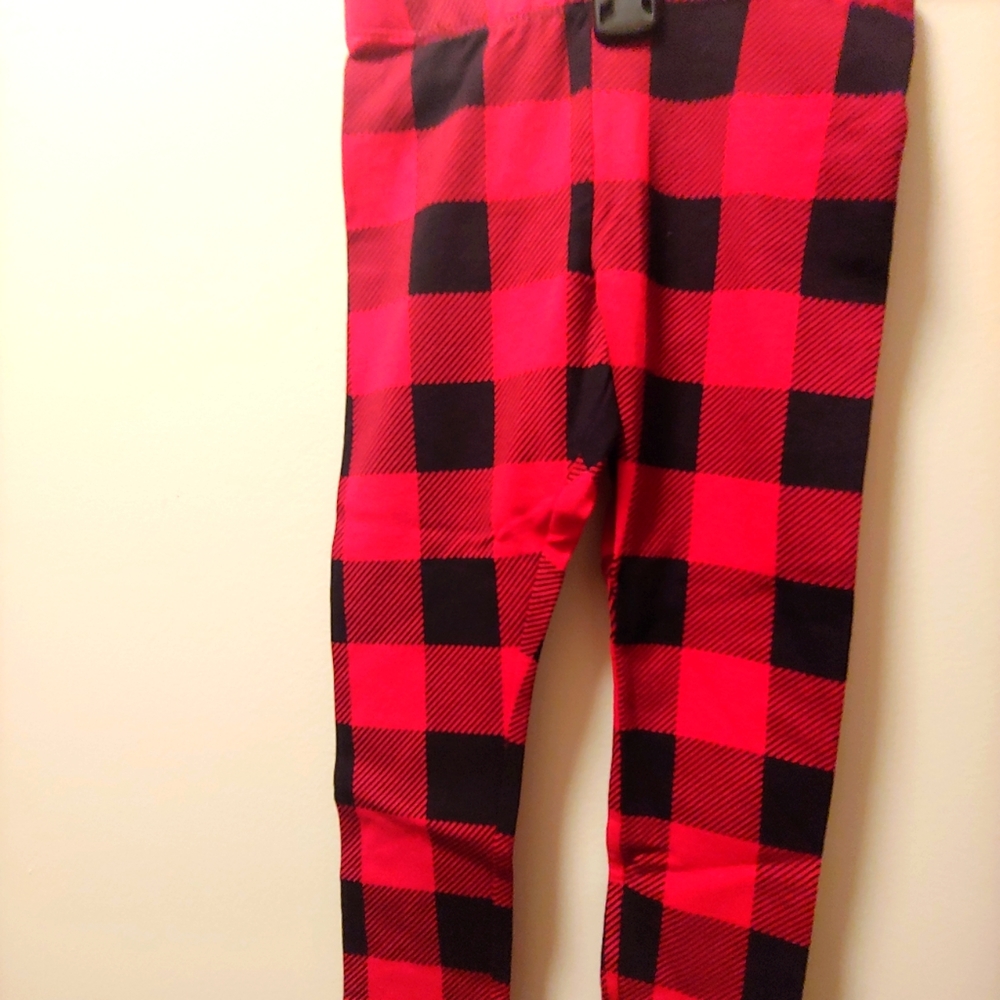 NWT Buffalo Check Leggings 3T Jumping Beans